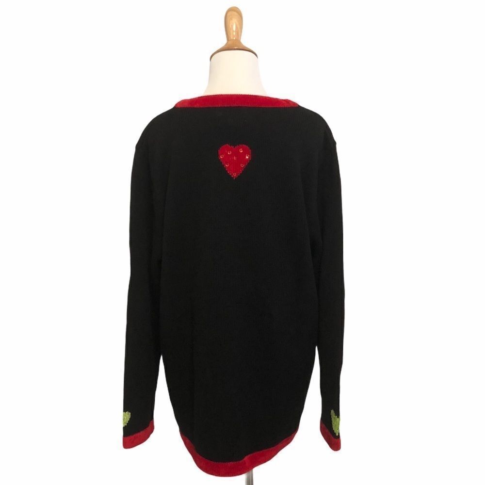 NWT The Quacker Factory whimsical heart cardigan - Picture 3 of 7